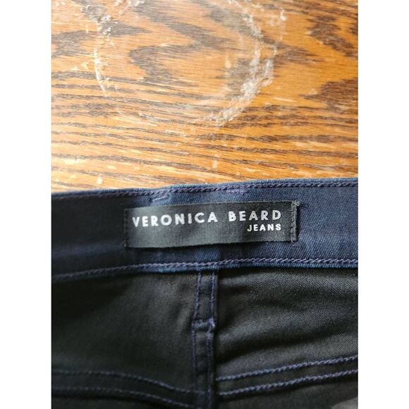 NWT Veronica Beard Debbie Ankle Skinny high rise in Indigo sz 24/00 - Picture 2 of 4
